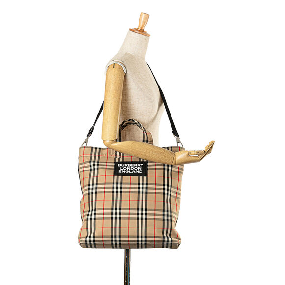 Auth Burberry House Check Artie Brown #163228B75B - Picture 9 of 10